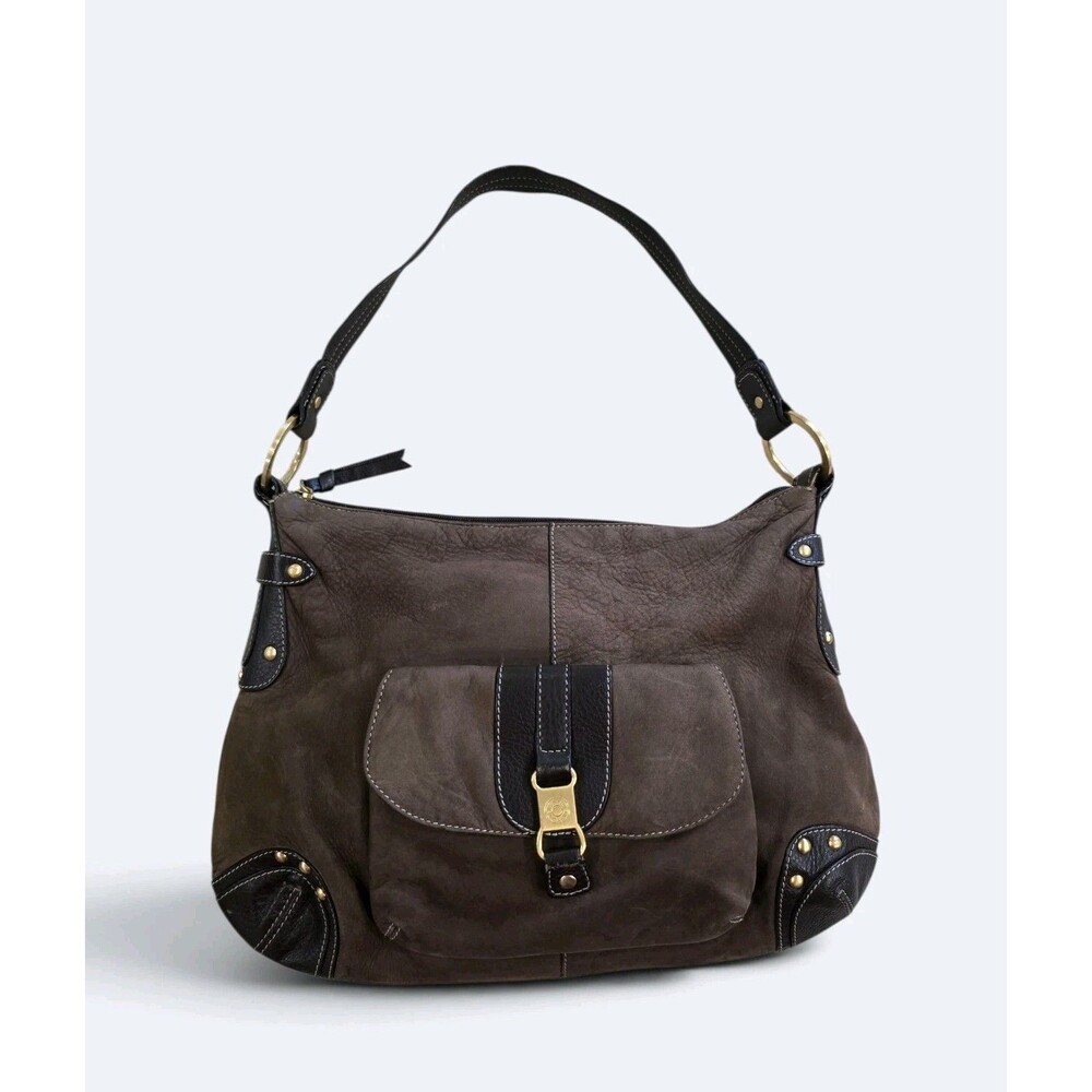 Vintage The Sak Nubuck Hobo Bag Y2K Soft Crinkly Brown Boho Shoulder Bag